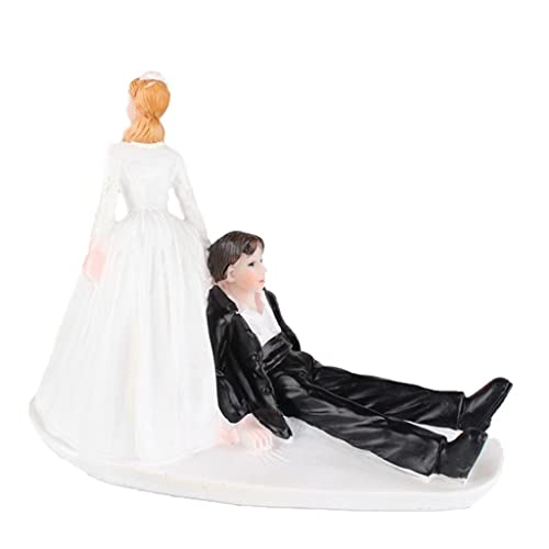 misppro Tortenaufsatz für Hochzeitsparty "Widerwilliger Bräutigam" von misppro