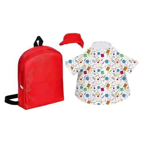 misppro Veranda-Gänse-Kostüm-Set, lustig, bedruckt, Kleid, Hut, Rucksack, Gans, Outfit für Zement, Gänse, Outdoor-Dekoration, Terrasse, Rasen, Hof misppro Veranda-Gänse-Kostüm-Set, lustig, bedruckt, Kleid, Hut, Rucksack, Gans, Outfit für Zement, Gänse, Outdoor-Dekoration, Terrasse, Rasen, Hof von misppro