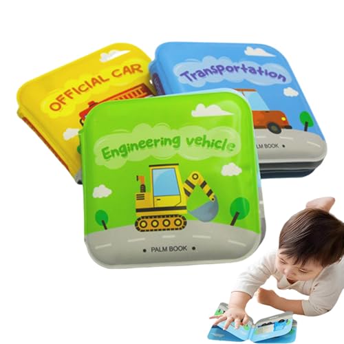 Bath Books, Bathtub Toys, Waterproof and Sturdy Design, Bright and Colorful Bath Story Book, Fun Bathtub Playset for Boys and Girls, 3.54x3.54x0.43 Inches von mivceklw