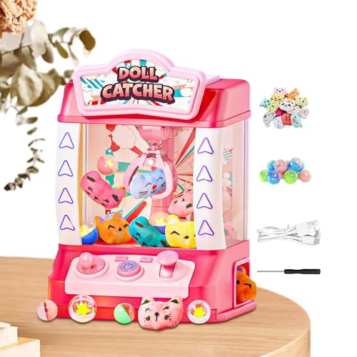 Electric Claw Machine Toy, Small Electric Doll Catcher Toy, Educational Toy Claw Machine, Lights and Music Toy Machine, Electronic Toy for Children, Claw Machine for Kids, Electric Claw Doll Catcher von mivceklw