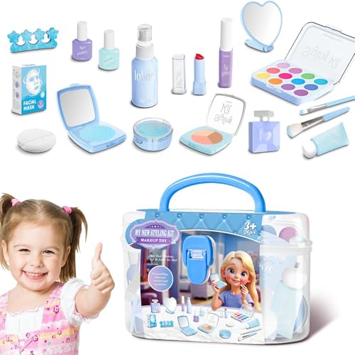 Kids Makeup Sets, Little Girl Makeup, Play House Make Up, Pretend Play Cosmetics with Safe and washable Formula for Children to Enjoy Dress Up and Role Playing Games von mivceklw