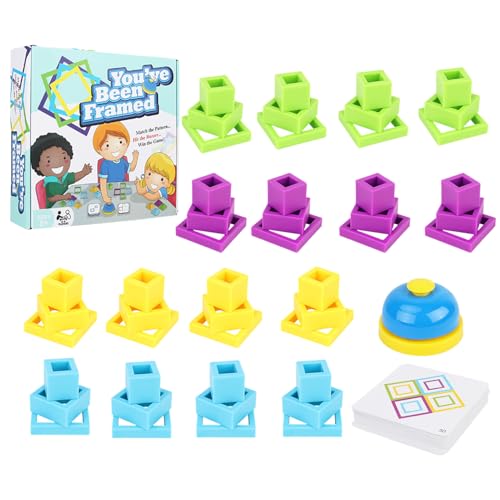 Kids Stacking Blocks, Preschool Puzzle Toys, Sensory Learning Blocks with Safe and Sturdy Design for Sensory Play Or Early Brain Development at Home, Classrooms von mivceklw
