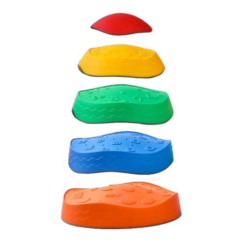 Kids Stepping Stones, Non Slip Balance Toy, Balance Training Toy for Kids, Indoor Outdoor Stepping Toy with Non Slip and Safe Design for Indoor and Outdoor Play (1 Piece) von mivceklw