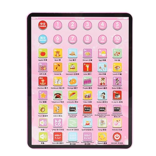 Learning Tablet for Kids, Early Educational Toy, Interactive Touchscreen, Fun Learning Games, Alphabet and Numbers, Sound Effects, Preschool Toddler Development, 6.1x4.72 Inches Learning Tablet for Kids, Early Educational Toy, Interactive Touchscreen, Fun Learning Games, Alphabet and Numbers, Sound Effects, Preschool Toddler Development, 6.1x4.72 Inches von mivceklw