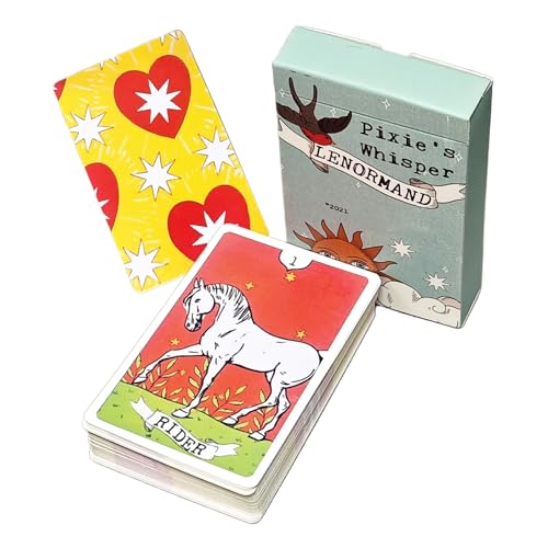 Mivceklw Tarotkarten-Set, Spirituelle Führung, Wahrsagungskarten, Premium-Design, vibrierend, zum Lesen zu Hause, Partytreffen, Reisen, Spaß in der Fam von mivceklw