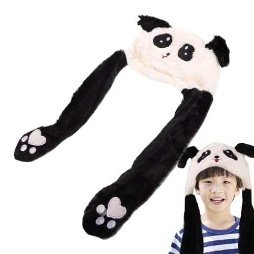 Plush Panda Hat, Light-up Panda Hat, Novelty Animal Hat, Funny Panda Headwear, Moving Ears Hat, Light-up Animal Headgear, Animal Costume Hat, Role Play Panda Hat, Party Hat For Adults, Panda Hoodie Wi Plush Panda Hat, Light-up Panda Hat, Novelty Animal Hat, Funny Panda Headwear, Moving Ears Hat, Light-up Animal Headgear, Animal Costume Hat, Role Play Panda Hat, Party Hat For Adults, Panda Hoodie Wi von mivceklw