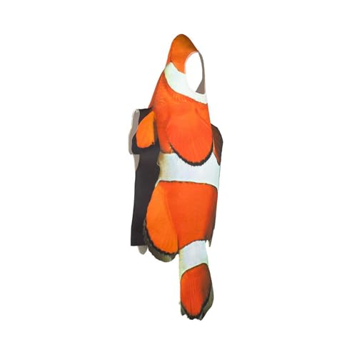 Realistisches Fischkostüm für Erwachsene - Spaß | Bequem, leicht zu tragen, realistisches Design, perfekt für Halloween -Kostümfeiern Cosplay -Themen -Events Festivals Stage zeigt Sea Creature -Enthus von mivceklw