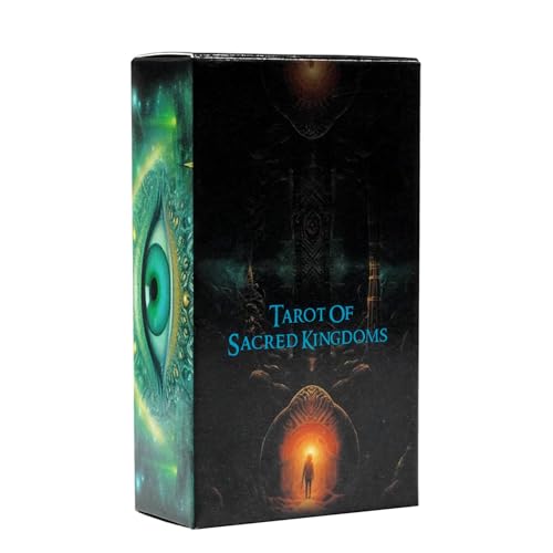 Sacred Kingdoms Tarot, Fortune Telling Deck, Mystical Tarot Cards, Beginner Tarot Guide, Tarot Divination Tools, 78 Tarot Cards, Spiritual Card Deck, Advanced Tarot Deck von mivceklw