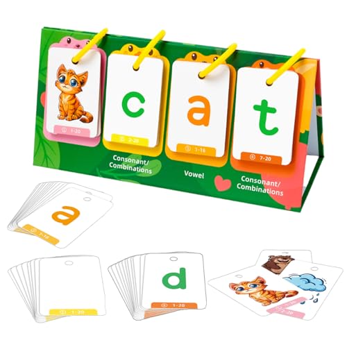 Sight Words Flash-Karten, Lernkarten für Kinder, Phonics Flash-Karten zum Lesen, Spelling Reading Educational Games für Indoor, Outdoor, Reisen, Lernen, Bildung Sight Words Flash-Karten, Lernkarten für Kinder, Phonics Flash-Karten zum Lesen, Spelling Reading Educational Games für Indoor, Outdoor, Reisen, Lernen, Bildung von mivceklw