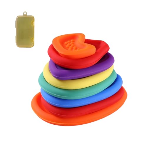 Worry Stone Fidget, 8 Stück, weich, kneadable Toy Set, Textured Sensory Calming Stones for Kids Ages 3+, Meditation, Travel Gym Playground School Classroom, Gold Backyard Use Focused and Relaxation 5 Worry Stone Fidget, 8 Stück, weich, kneadable Toy Set, Textured Sensory Calming Stones for Kids Ages 3+, Meditation, Travel Gym Playground School Classroom, Gold Backyard Use Focused and Relaxation 5 von mivceklw