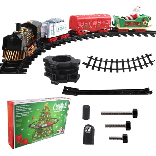 Zugspielzeug - Elektrorautauto Set für Kinder Geburtstagsfeier Geschenk | Flexibel mit LED -Leuchten und Musik, interaktives Model Railway -Spiel, pädagogisches Spielset für Mädchen Kinder, 44c von mivceklw