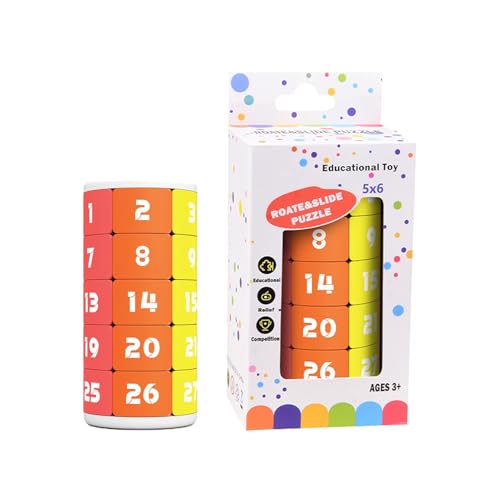 mivceklw 5 Layers Puzzle, Brain Teaser Toy, Cylinder Brain Toy, Educational Puzzle Toy, Cognitive Cube Puzzle, 5-Layer Cylinder Slide Puzzle Brain Teaser Educational Toy for Kids mivceklw 5 Layers Puzzle, Brain Teaser Toy, Cylinder Brain Toy, Educational Puzzle Toy, Cognitive Cube Puzzle, 5-Layer Cylinder Slide Puzzle Brain Teaser Educational Toy for Kids von mivceklw