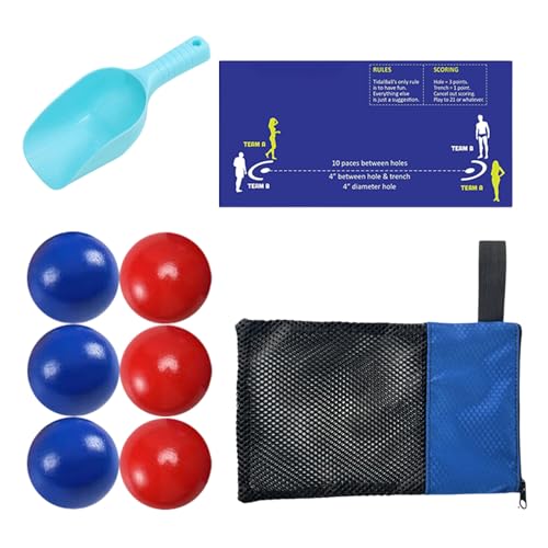 mivceklw Beach Toss Game, Hand Eye Koordination Toy, Multi Player Ball Activity, Aufblasbares Design Easy Grip Handles für Erwachsene, Teenager, Party, Camping, Pool, Backyard Fun, 1 Set von mivceklw