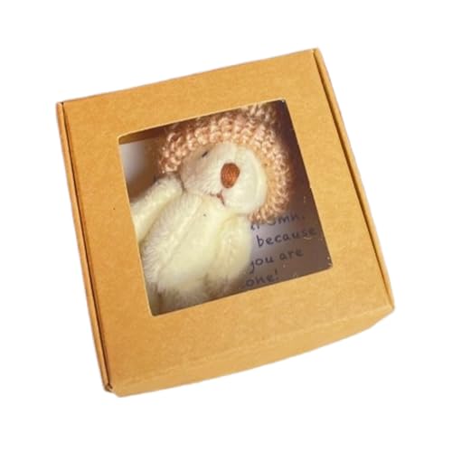 mivceklw Bear Stuffed Animal, Inspirational Plüschtier, handgefertigt, weich, mit positiver Nachricht, klein, niedlich für Valentinstag, Mutter, Geburtstag, 3,35 x 1,57 Zoll mivceklw Bear Stuffed Animal, Inspirational Plüschtier, handgefertigt, weich, mit positiver Nachricht, klein, niedlich für Valentinstag, Mutter, Geburtstag, 3,35 x 1,57 Zoll von mivceklw