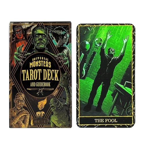 mivceklw Beginner Classic Tarot, Tarot Cards Divination, Fortune Telling Cards, Tarot Deck for Beginners, Tarot Party Game, Fate Divination Cards, English Tarot Cards von mivceklw