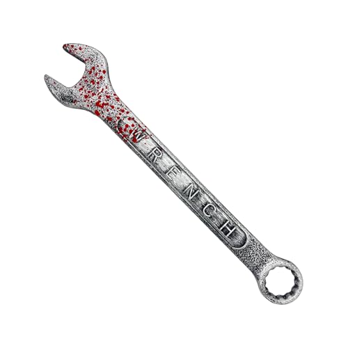 mivceklw Bloody Simulation Wrench Prop, Realistic Fake Toy, Sturdy Lightweight Design, Gruesome Horror Effect, Creepy Decoration for Halloween, Cosplay, Haunted House, Escape Room, Party Role-Playing mivceklw Bloody Simulation Wrench Prop, Realistic Fake Toy, Sturdy Lightweight Design, Gruesome Horror Effect, Creepy Decoration for Halloween, Cosplay, Haunted House, Escape Room, Party Role-Playing von mivceklw
