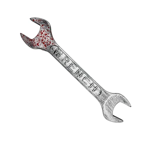 mivceklw Bloody Simulation Wrench Prop, Realistic Fake Toy, Sturdy Lightweight Design, Gruesome Horror Effect, Creepy Decoration for Halloween, Cosplay, Haunted House, Escape Room, Party Role-Playing mivceklw Bloody Simulation Wrench Prop, Realistic Fake Toy, Sturdy Lightweight Design, Gruesome Horror Effect, Creepy Decoration for Halloween, Cosplay, Haunted House, Escape Room, Party Role-Playing von mivceklw