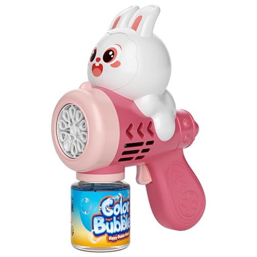 mivceklw Bubble Machine for Kids, Cute Animal -Shaped Bubble Blower, Educational Summer Activity Toy, Portable Party Entertainment for Backyard Beach Sensory Fun Events, Outdoor Play 5.71 x 2.76 x von mivceklw