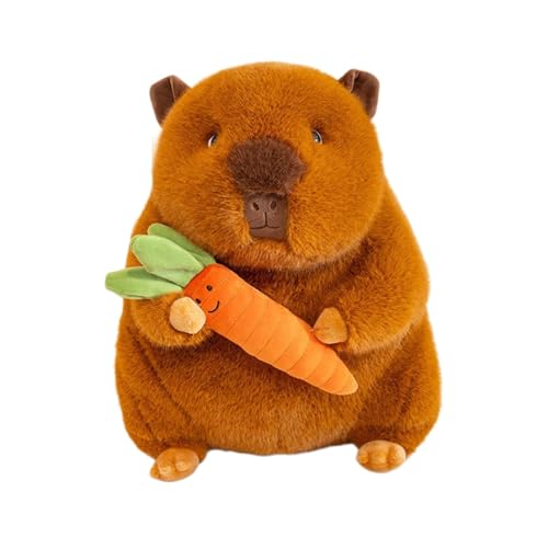 mivceklw Capybara Plush Toy, Soft Hugging Doll, Skin Friendly Animal Sleeping Pillow, Adorable for Sofa, Perfect for Bedroom and Living Room Decoration von mivceklw