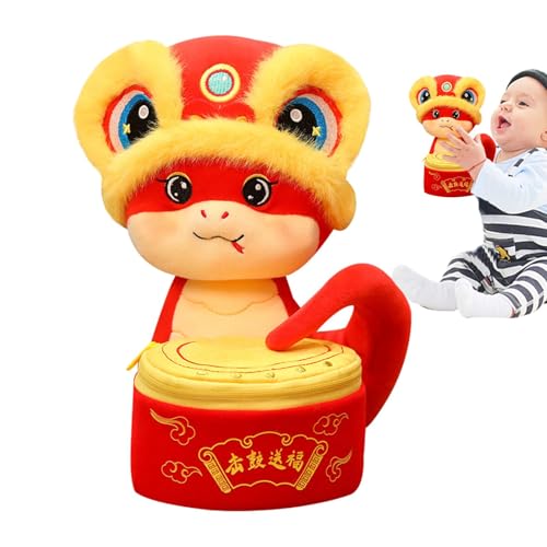 mivceklw Chinese New Year Plush, Soft Snake Plush Toy, Spring Festival Snake, Kids Room Snake Plush, Chinese New Year Plush Snake Toy 12.2 Inches for Bedroom, Living Room, and Kids' Rooms mivceklw Chinese New Year Plush, Soft Snake Plush Toy, Spring Festival Snake, Kids Room Snake Plush, Chinese New Year Plush Snake Toy 12.2 Inches for Bedroom, Living Room, and Kids' Rooms von mivceklw