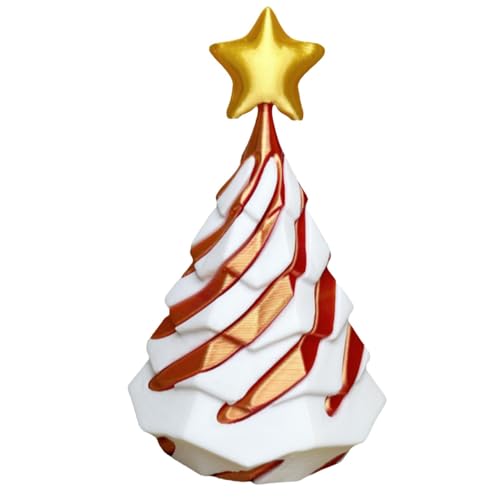 mivceklw Christmas Tree Toy, Christmas Fidget Toy, Spiral Skulptur, kegelförmig, tragbar, Entspannung, Weihnachtsstrumpf, Spielzeug für Feiertage, Schreibtischdekoration mivceklw Christmas Tree Toy, Christmas Fidget Toy, Spiral Skulptur, kegelförmig, tragbar, Entspannung, Weihnachtsstrumpf, Spielzeug für Feiertage, Schreibtischdekoration von mivceklw