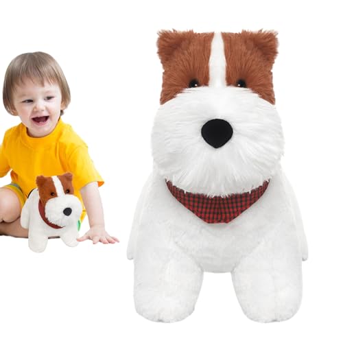 mivceklw Dog Stuffed Animal, Highland Terrier Plush, Puppy Plush Toy with Adorably Realistic Design and Versatile Decorative Use for Bedroom, Offices, Display or Collections mivceklw Dog Stuffed Animal, Highland Terrier Plush, Puppy Plush Toy with Adorably Realistic Design and Versatile Decorative Use for Bedroom, Offices, Display or Collections von mivceklw
