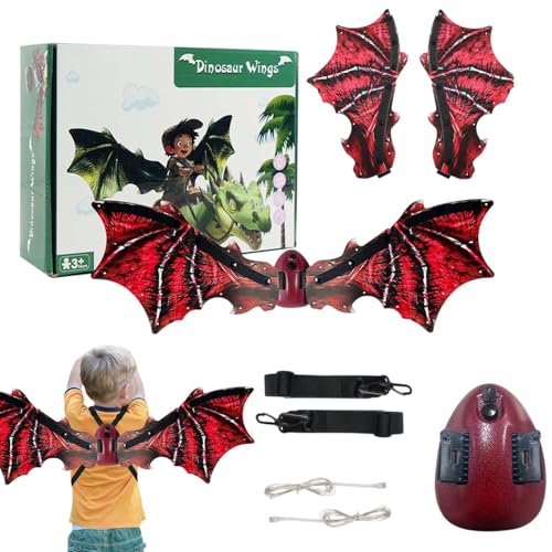 mivceklw Dragon Wings Kids, Dinosaur Dress Up Costume, Toddler Dragon Wings with Comfortable and Adjustable Fit for Parties, or Imaginative Play, 11.81x8.66x3.94 Inches mivceklw Dragon Wings Kids, Dinosaur Dress Up Costume, Toddler Dragon Wings with Comfortable and Adjustable Fit for Parties, or Imaginative Play, 11.81x8.66x3.94 Inches von mivceklw