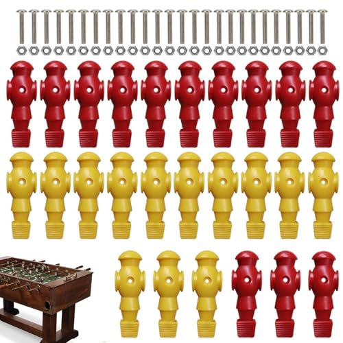 mivceklw Foosball Game Figures, Table Football Men, Foosball Replacement Men, Table Soccer Players with Durable Table Football Men Components for Foosball Machines, Games, and Parts Replacements mivceklw Foosball Game Figures, Table Football Men, Foosball Replacement Men, Table Soccer Players with Durable Table Football Men Components for Foosball Machines, Games, and Parts Replacements von mivceklw