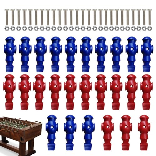 mivceklw Foosball Game Figures, Table Football Men, Foosball Replacement Men, Table Soccer Players with Durable Table Football Men Components for Foosball Machines, Games, and Parts Replacements mivceklw Foosball Game Figures, Table Football Men, Foosball Replacement Men, Table Soccer Players with Durable Table Football Men Components for Foosball Machines, Games, and Parts Replacements von mivceklw