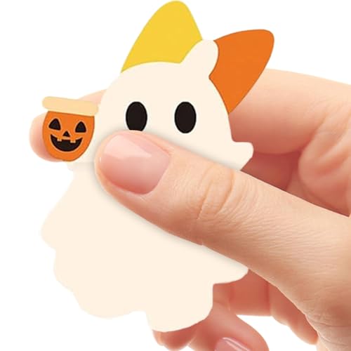 mivceklw Geist Figur,Klebe Aufsatz Für Handy Figur - Neuheit Spielzeug Klebefigur für Haus Innen Außen Deko Tisch Kreativ Anzeige von mivceklw