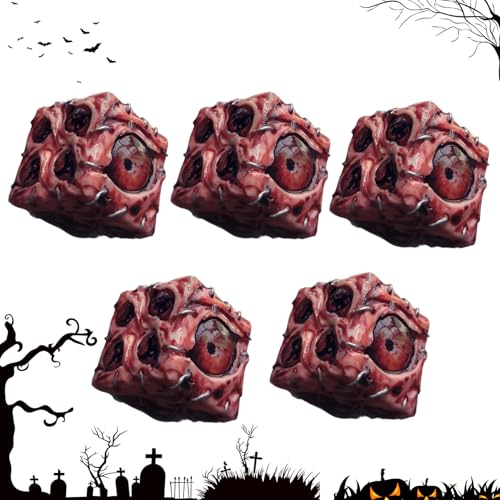 mivceklw Horror Board Game Dice, Gothic Eye Dice, Realistic Halloween Prop, Durabled Design for Immersive Play for Family Game Night Party Tabletop, 1.38x1.38x1.38 Inches mivceklw Horror Board Game Dice, Gothic Eye Dice, Realistic Halloween Prop, Durabled Design for Immersive Play for Family Game Night Party Tabletop, 1.38x1.38x1.38 Inches von mivceklw
