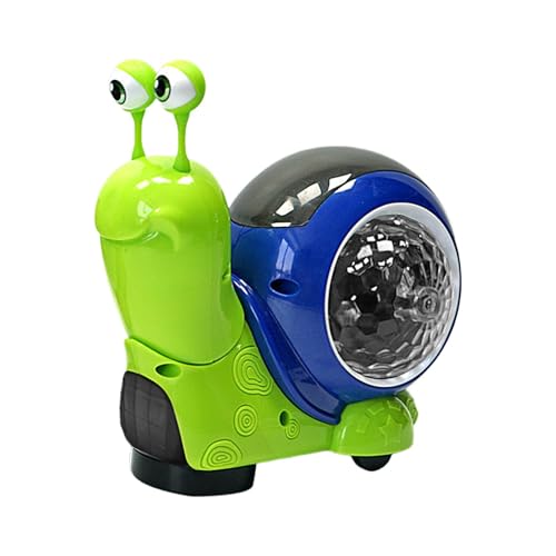 mivceklw Interactive Design Snail Toy, Light Up Musical Snail Toys, Sensory Moving Snail Toy, Decorative Fun Snails Toy 15cm or 14cm for Kids, Present, Entertainment, Orange, Green, Brown Color mivceklw Interactive Design Snail Toy, Light Up Musical Snail Toys, Sensory Moving Snail Toy, Decorative Fun Snails Toy 15cm or 14cm for Kids, Present, Entertainment, Orange, Green, Brown Color von mivceklw