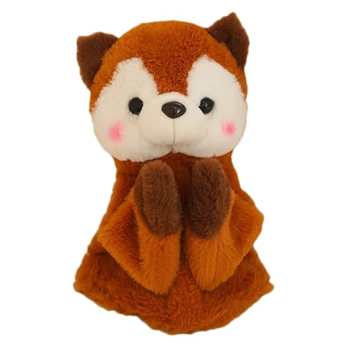 mivceklw Interaktives Handpuppen-Hundespielzeug, weiches Plüschtier, Punching Action mit Sound, handgetufteter Puppet für Kinder, Spielzeit, Lernen und Spaß, weich und bequem, 29,9 cm von mivceklw