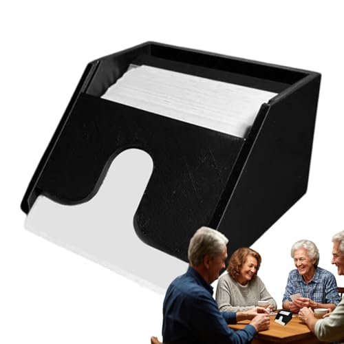 mivceklw Kartenverteiler, Poker Shuffler, Playing Card Maschine, Automatisches Dealing System, Smooth Card Distribution, Black Color Ideal für Heimspiele und Reisen, 8,9 x 9,5 x 6,5 cm mivceklw Kartenverteiler, Poker Shuffler, Playing Card Maschine, Automatisches Dealing System, Smooth Card Distribution, Black Color Ideal für Heimspiele und Reisen, 8,9 x 9,5 x 6,5 cm von mivceklw