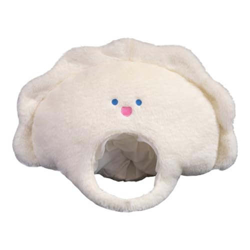 mivceklw Lustiger Dumpling-Hut, Cosplay-Kostüm, Pumpling-Hut, Kostümzubehör, weich, Thema, für Partys, Erntedankfest, Karneval und Ostern von mivceklw
