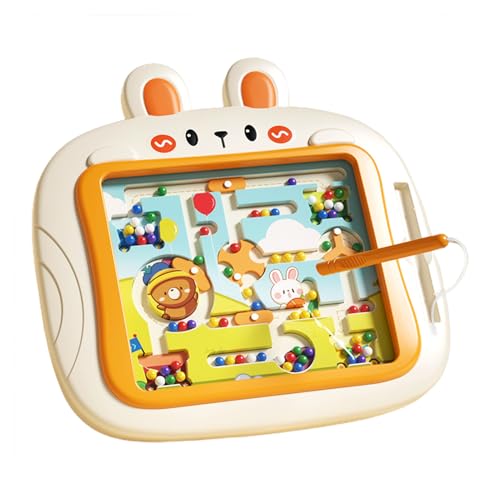 mivceklw Magnetic Color Maze Toy, Counting & Matching Puzzle, Magnetic Drawing Board, Color & Number Learning Game, Perfect for Skill Development and Educational Play von mivceklw