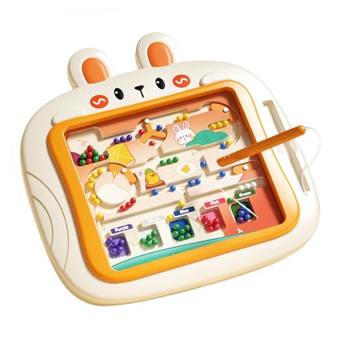 mivceklw Magnetic Color Maze Toy, Counting & Matching Puzzle, Magnetic Drawing Board, Color & Number Learning Game, Perfect for Skill Development and Educational Play von mivceklw