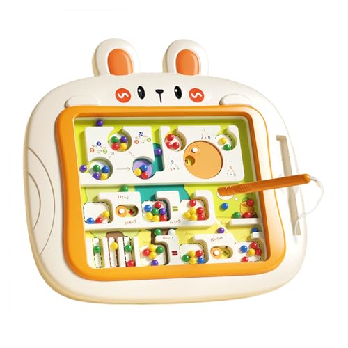 mivceklw Magnetic Color Maze Toy, Counting & Matching Puzzle, Magnetic Drawing Board, Color & Number Learning Game, Perfect for Skill Development and Educational Play von mivceklw
