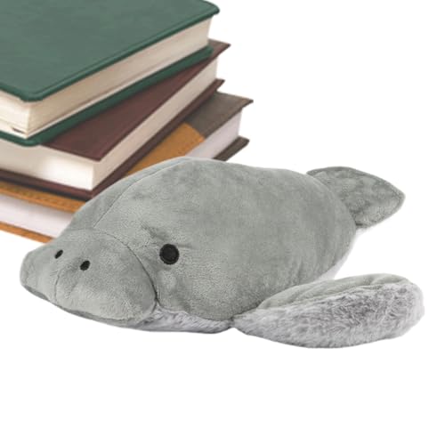 mivceklw Manatees Stuffed Animal, Simulation Sea Cow Plush Toy Pillow, Soft Sea Animal Doll, Cozy Hug Pillows Perfect for Kids, Adults, All Ages, Bedroom Decoration, 11.81inches Grey mivceklw Manatees Stuffed Animal, Simulation Sea Cow Plush Toy Pillow, Soft Sea Animal Doll, Cozy Hug Pillows Perfect for Kids, Adults, All Ages, Bedroom Decoration, 11.81inches Grey von mivceklw