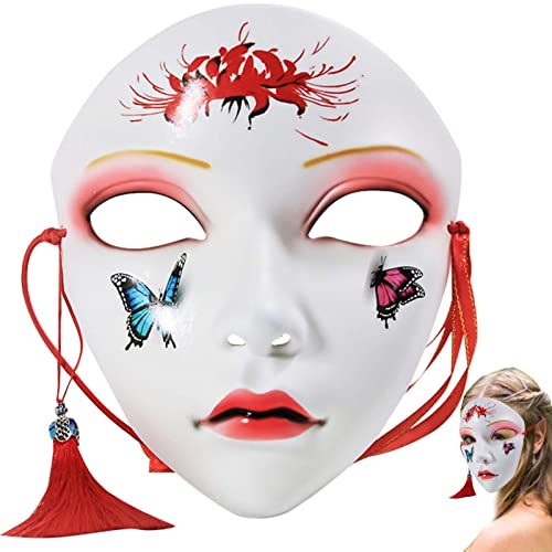 mivceklw Maskerade-Maskerade-Maske, chinesische antike Cosplay-Masken, komplette Schönheitsmasken für Cosplay, Zubehör mivceklw Maskerade-Maskerade-Maske, chinesische antike Cosplay-Masken, komplette Schönheitsmasken für Cosplay, Zubehör von mivceklw