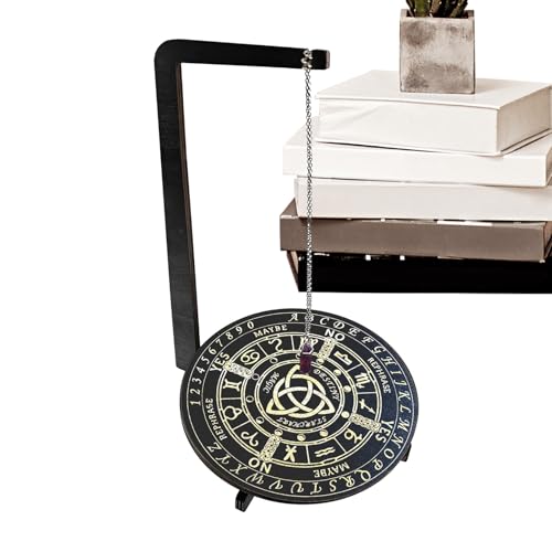 mivceklw Pendulum Stand, Wooden Pendulum Board, Tarot Altar Setup with Sturdy and Aesthetic Design for Spiritual Practices or Witchcrafts Ceremonies, 12.44 Inches mivceklw Pendulum Stand, Wooden Pendulum Board, Tarot Altar Setup with Sturdy and Aesthetic Design for Spiritual Practices or Witchcrafts Ceremonies, 12.44 Inches von mivceklw