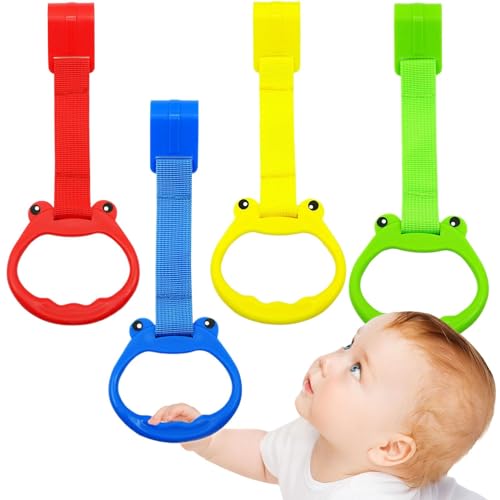 mivceklw Playpen Pull Up Rings, 4 Pieces Odorless Cartoon Grasp Rings, Ergonomic Nursery Exercise Handles for Baby Crib, Play Yard and Home, or Travel, 23x9x2.5cm 30g Multicolor mivceklw Playpen Pull Up Rings, 4 Pieces Odorless Cartoon Grasp Rings, Ergonomic Nursery Exercise Handles for Baby Crib, Play Yard and Home, or Travel, 23x9x2.5cm 30g Multicolor von mivceklw