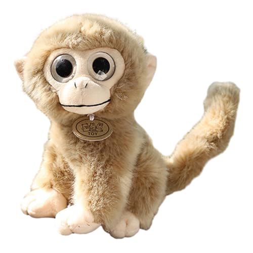 mivceklw Plüschtier, Monkey Pillow, Big Eye Animal, Ultra Soft Stoff, realistisches Design, kleine Größe, Kinderzimmerdekoration, Bedroom Gift Idee, Featuring a Full and Three-dimensionales Design mivceklw Plüschtier, Monkey Pillow, Big Eye Animal, Ultra Soft Stoff, realistisches Design, kleine Größe, Kinderzimmerdekoration, Bedroom Gift Idee, Featuring a Full and Three-dimensionales Design von mivceklw