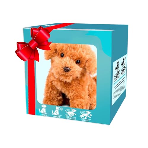 mivceklw Puppy Roboter, interaktives Plüschtier, elektronisches Barking und Walking Companion, weiches Plüschtier mit Bewegungsfunktionen für Kinder, lustiges Spielen, 5,91 x 3,94 x 3,54 Zoll mivceklw Puppy Roboter, interaktives Plüschtier, elektronisches Barking und Walking Companion, weiches Plüschtier mit Bewegungsfunktionen für Kinder, lustiges Spielen, 5,91 x 3,94 x 3,54 Zoll von mivceklw