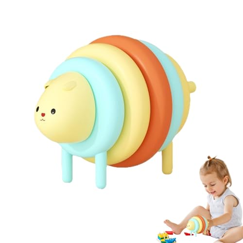 mivceklw Rainbow Stacker Toy, Early Learning Animal Toy, Preschool Stacking Blocks, Sensory Stacking Game with Colorful and Engaging Design for Fun Or Educational Plays, 1 Stück mivceklw Rainbow Stacker Toy, Early Learning Animal Toy, Preschool Stacking Blocks, Sensory Stacking Game with Colorful and Engaging Design for Fun Or Educational Plays, 1 Stück von mivceklw