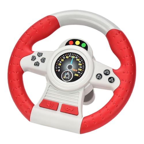 mivceklw Steering Wheel Toys, Play Pretend Car Steering Wheel, Kids Driving Simulator Toy, Interactive Steering Wheel Toy 20x19x5.5cm for Indoor, Outdoor, Present, Red, Yellow Color mivceklw Steering Wheel Toys, Play Pretend Car Steering Wheel, Kids Driving Simulator Toy, Interactive Steering Wheel Toy 20x19x5.5cm for Indoor, Outdoor, Present, Red, Yellow Color von mivceklw
