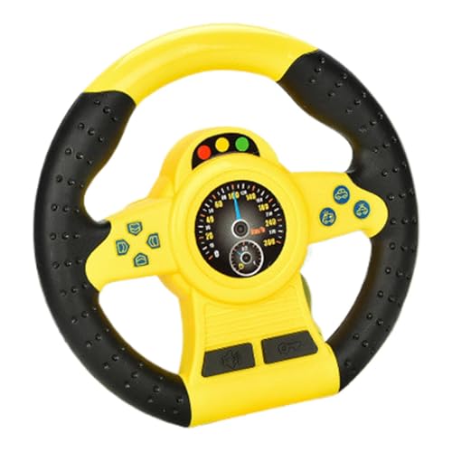 mivceklw Steering Wheel Toys, Play Pretend Car Steering Wheel, Kids Driving Simulator Toy, Interactive Steering Wheel Toy 20x19x5.5cm for Indoor, Outdoor, Present, Red, Yellow Color mivceklw Steering Wheel Toys, Play Pretend Car Steering Wheel, Kids Driving Simulator Toy, Interactive Steering Wheel Toy 20x19x5.5cm for Indoor, Outdoor, Present, Red, Yellow Color von mivceklw