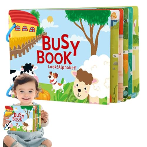 mivceklw Toddler Sticker Activity Book, Educational Number Recognition, Fun Learning Stickers, 50+ Pages, Perfect for Travel, School, Home, Restaurants, 21x14x1cm 100g Multicolor mivceklw Toddler Sticker Activity Book, Educational Number Recognition, Fun Learning Stickers, 50+ Pages, Perfect for Travel, School, Home, Restaurants, 21x14x1cm 100g Multicolor von mivceklw