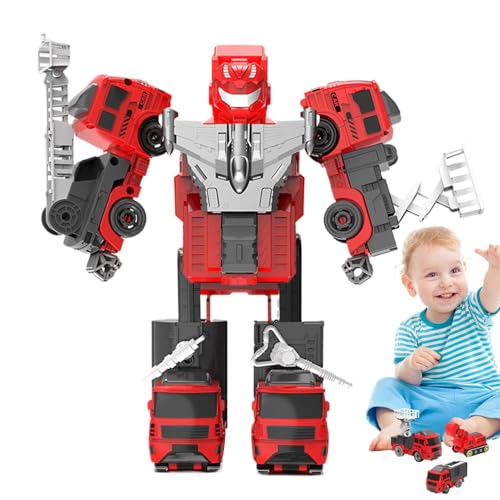 mivceklw Transforming Robot Car, PushGo Action Figure, 5-in-1 Take Apart Vehicle, Easy Assembly, Durabless ABS Plastik, Fun STEM Toy for Kids 3+ Years Old, 24x16cm Red Yellow mivceklw Transforming Robot Car, PushGo Action Figure, 5-in-1 Take Apart Vehicle, Easy Assembly, Durabless ABS Plastik, Fun STEM Toy for Kids 3+ Years Old, 24x16cm Red Yellow von mivceklw