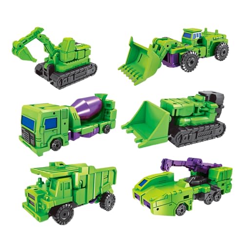 mivceklw Transforming Roboter Fahrzeuge, Do It Yourself Construction Toy Set, Sturdy Build Connectors, Educational Stem Function, Cool Design for Boys and Girls, ABS-Material von mivceklw